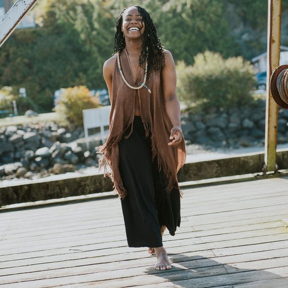 Elfarrow ✧ Bohemian Fringe Vest - Picture 6 of 8